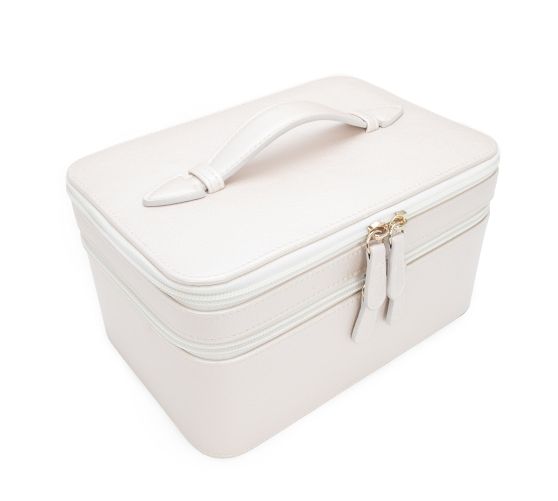 Tearny Vegan Leather Jewelry & Cosmetic Case Pottery Barn