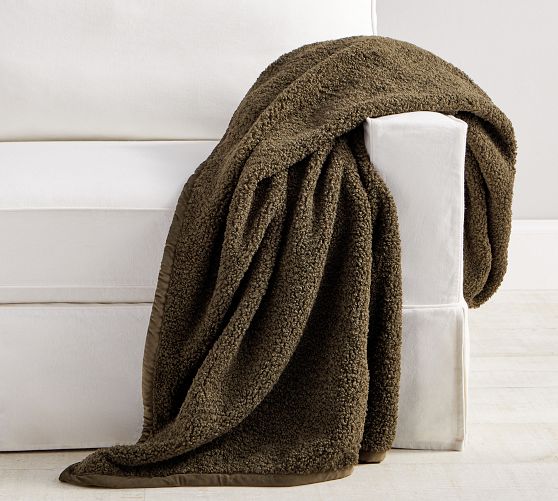 Pottery barn cozy online blanket