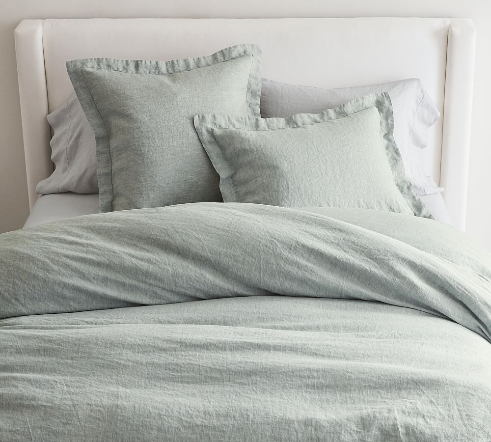 Belgian Flax Linen Duvet Cover & Shams size king