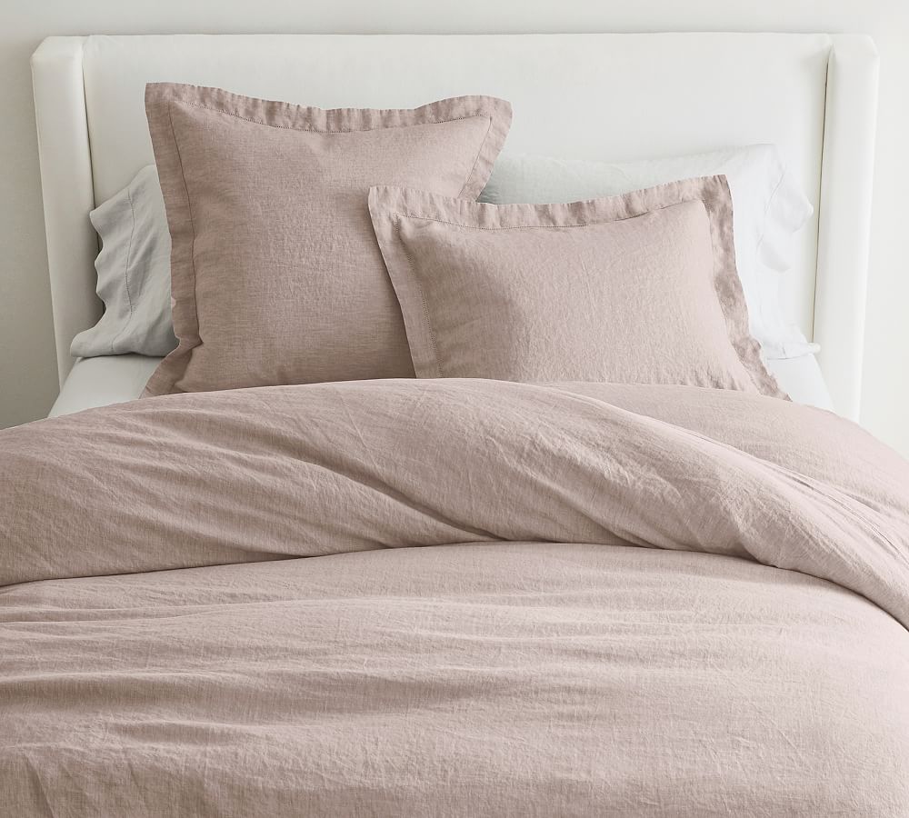 Belgian flax linen duvet cover sales pottery barn