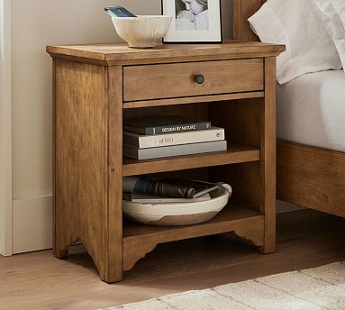 Farm style store nightstand