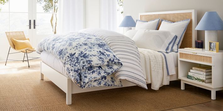 Pottery Barn Westly Cane Bed