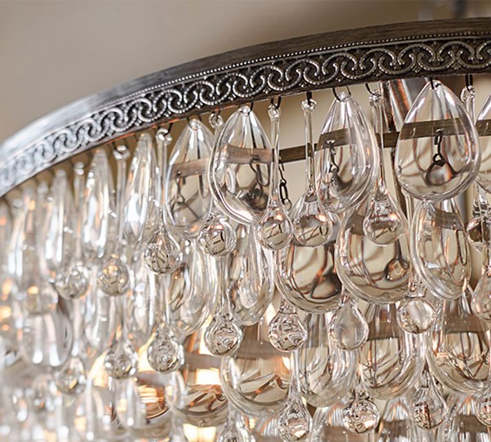 Mallory Crystal Round Chandelier