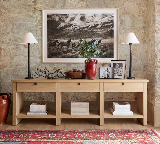 Modern Farmhouse Console Table Pottery Barn