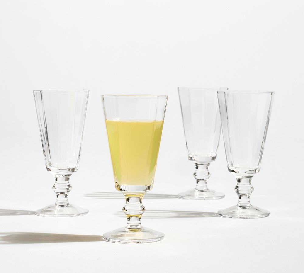 Monique Lhuillier Viola Limoncello Glasses - Set of 4