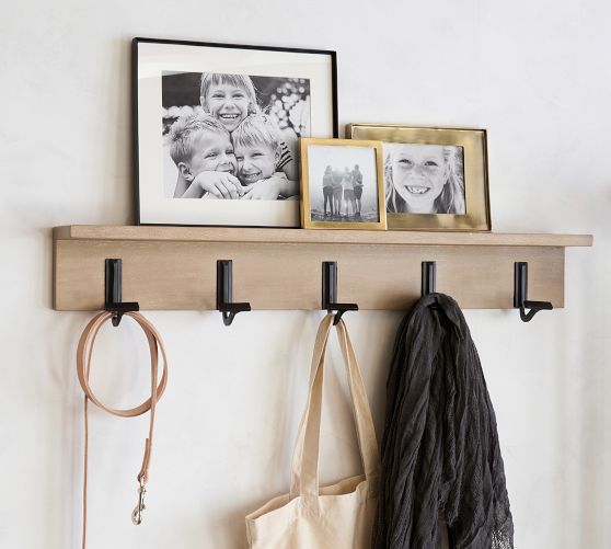 TBMax Wall Mounted Coat Rack with 5 Tri Hooks, 2 Pack Heavy Duty Metal Coat  Hook Rail for Coat Hat Towel Purse Robes Mudroom Bathroom Entryway -Black :  Amazon.in: Home & Kitchen