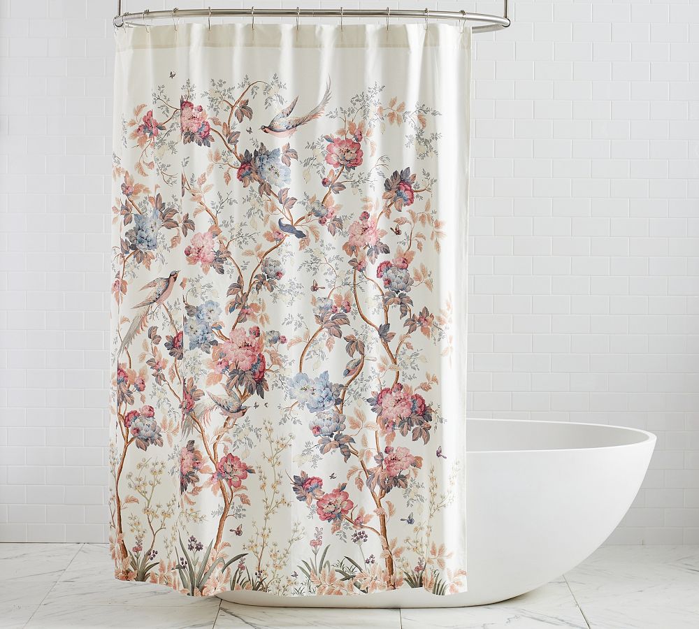 Piper Floral Shower Curtain Pottery Barn