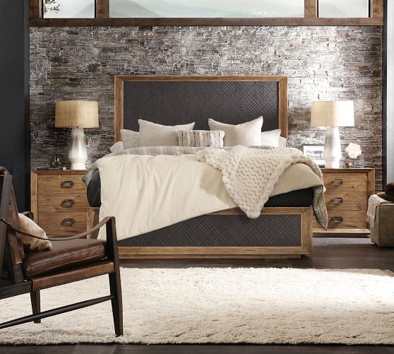 Pottery barn online panel bed