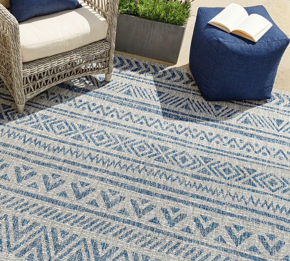 Caelan Synthetic Rug with Anti-Slip Backing