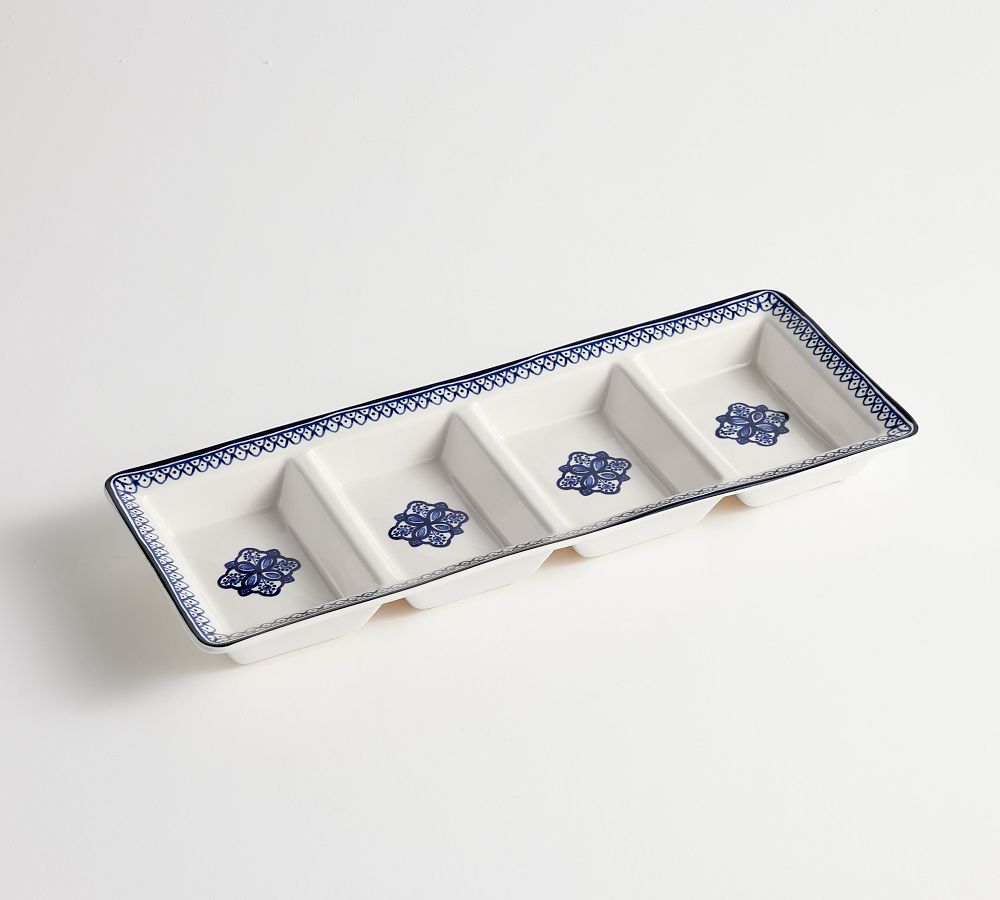 Medina Stoneware Multi Condiment Server