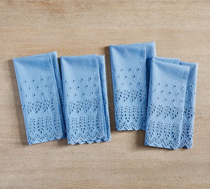 Whale Cloth Napkins Set of 4 Organic Cotton Nautical Unpaper