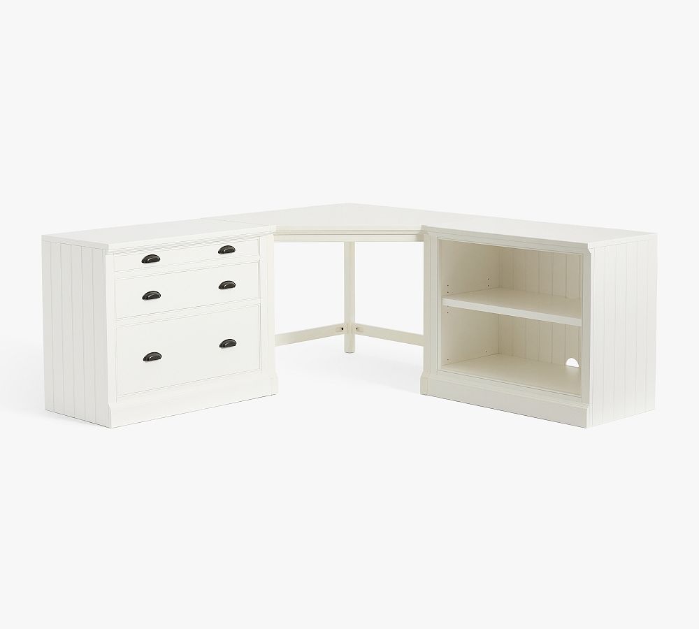 Aubrey 112'' Corner Desk Pottery Barn