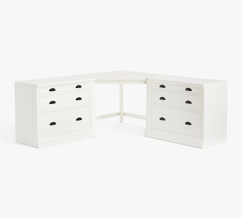 Aubrey 112'' Corner Desk Pottery Barn