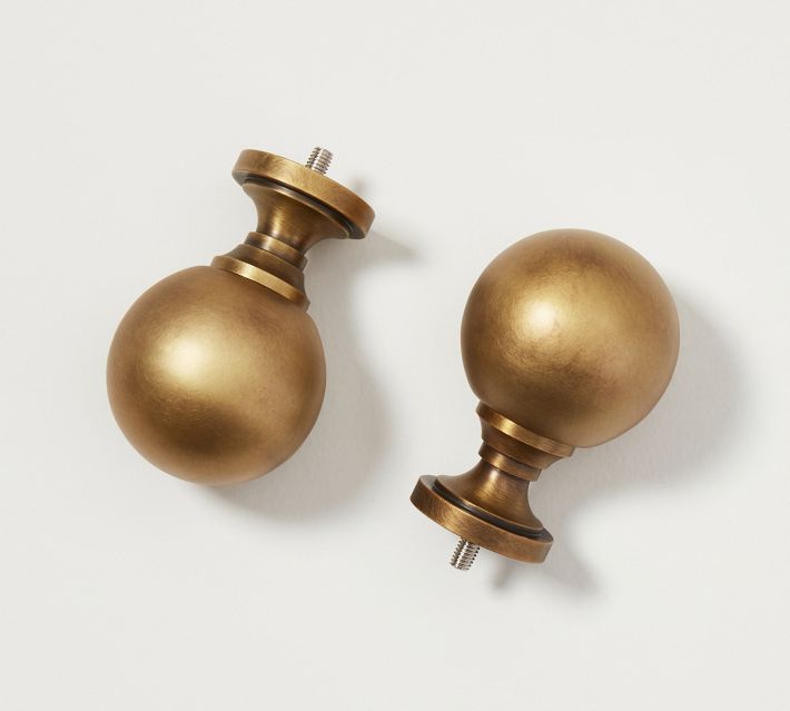 Standard Brass Curtain Hardware Collection