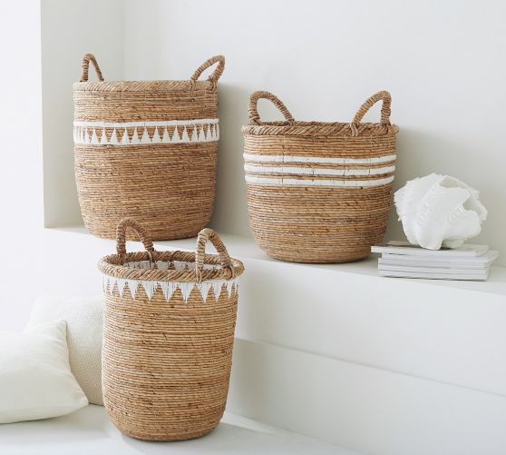 Handwoven Lidded Basket Small – CÔTE À COAST