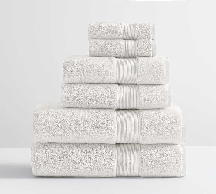 Gilden Tree Classic Waffle Weave Hand Towel 100% Natural Cotton Highly Absorbent & Quick Drying - Stone, Gray