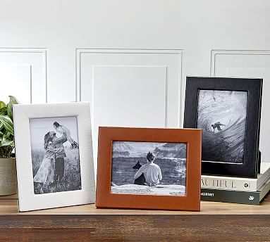 Leather Bound Clear Pocket Photo Albums