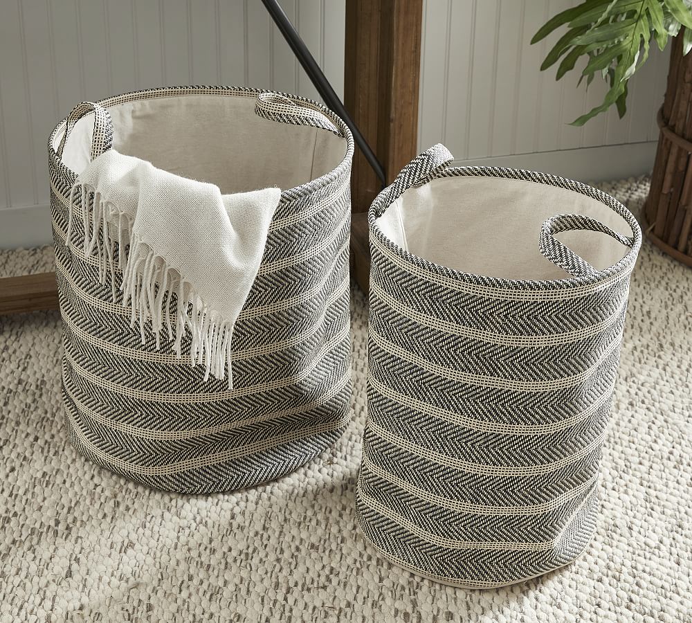 Round Storage Basket, Set of 2