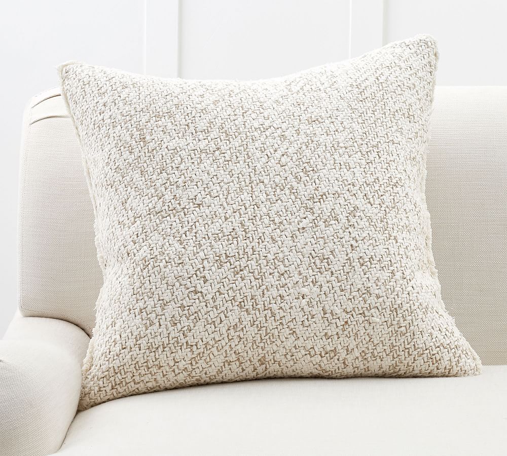 Hattie Textured Pillow Cover Pottery Barn