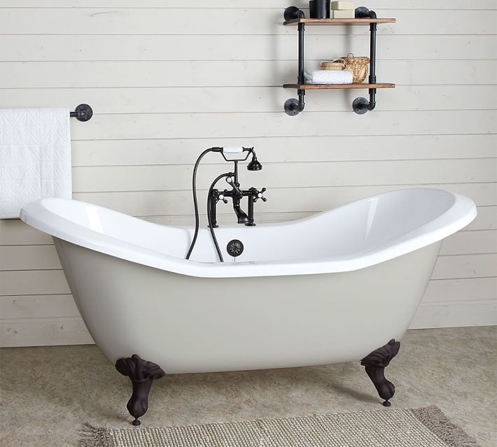 Holas 72 Handcrafted Freestanding Concrete Bathtub