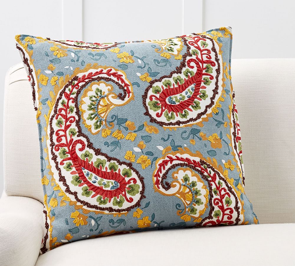 Luana Embroidered Pillow Cover