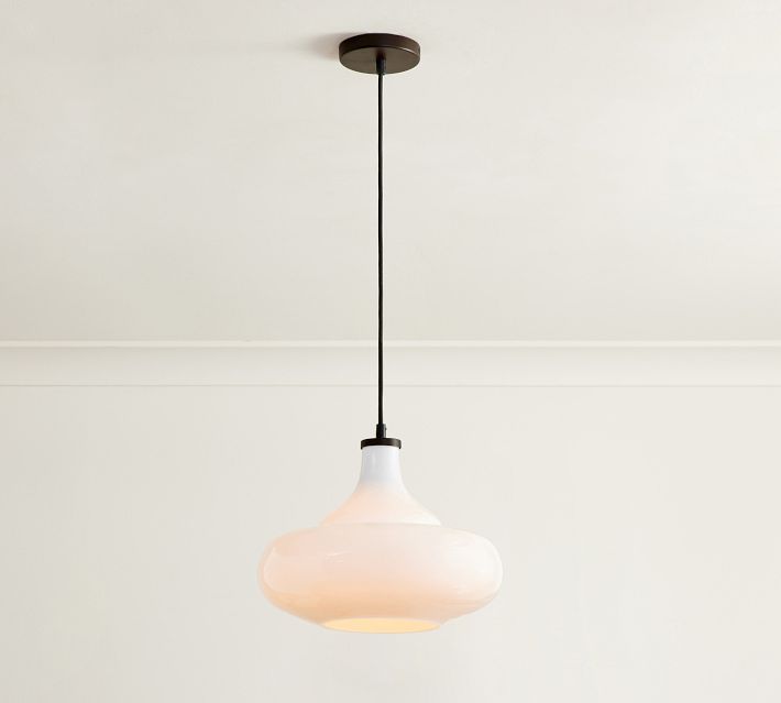 Mccarthy Milk Glass Pendant | Pottery Barn