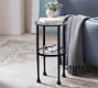 Tanner Round Glass Accent Table (12") | Pottery Barn