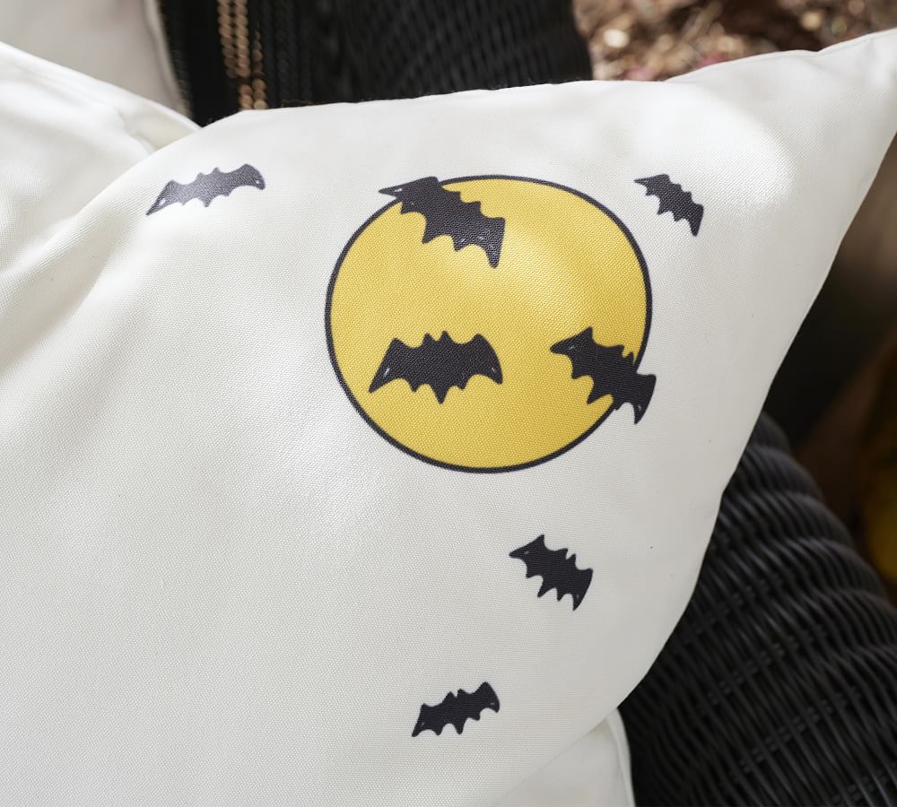 Tossed Happy Halloween Pillow | Little Birdie