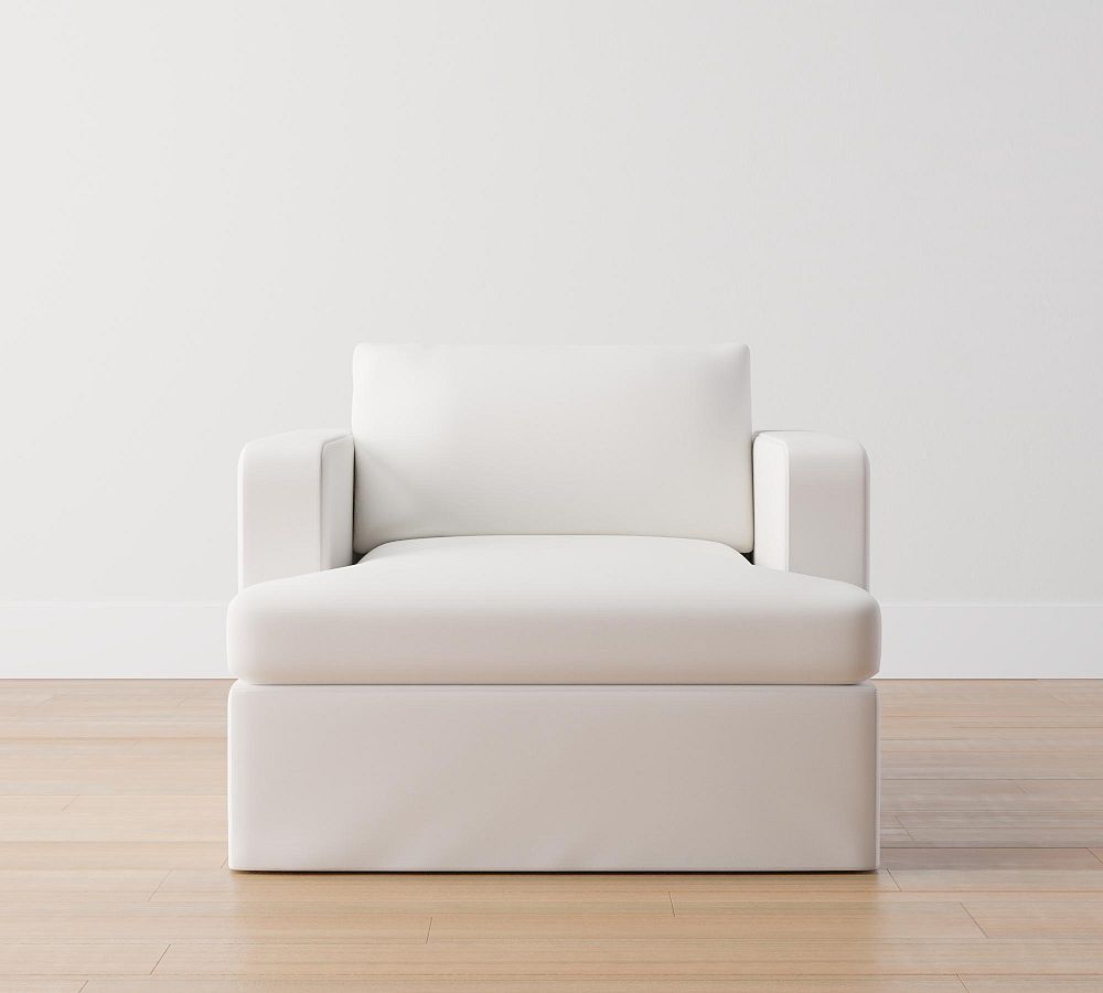 Serene Slipcovered Armchair