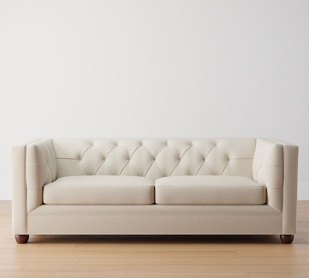 Chesterfield Square Arm Upholstered Sleeper Sofa