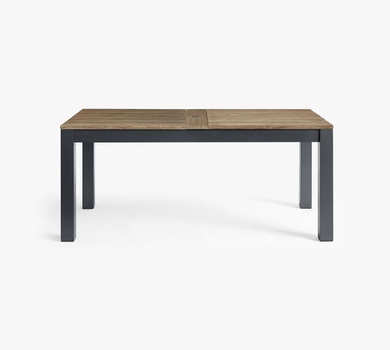 Indio Mahogany & Metal Outdoor Dining Table (72") Pottery Barn