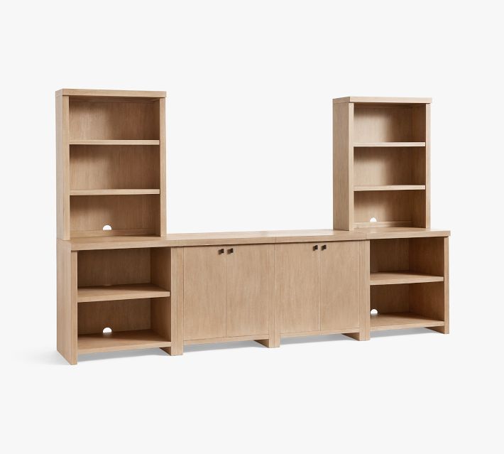 Callum Wall System 3-Drawer, Storage Bookshelf