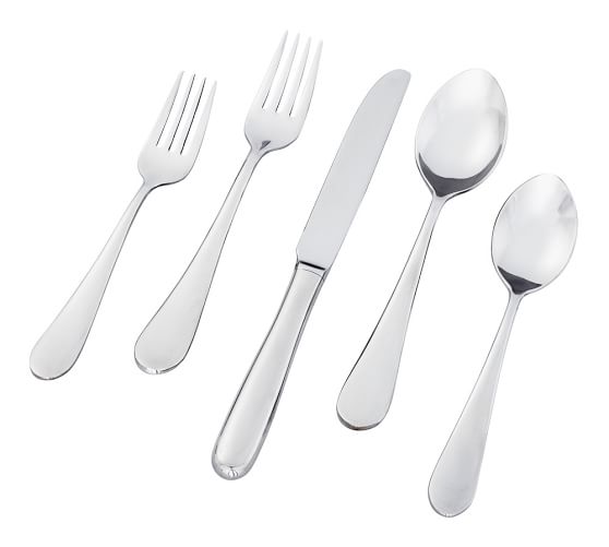 Classic Stainless Steel Flatware Sets Pottery Barn