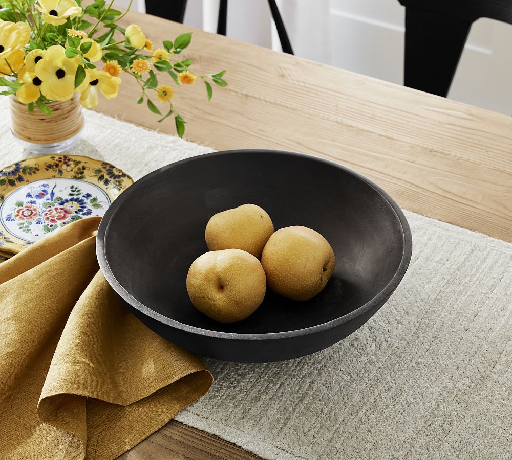 Pottery Barn Wooden Bowl
