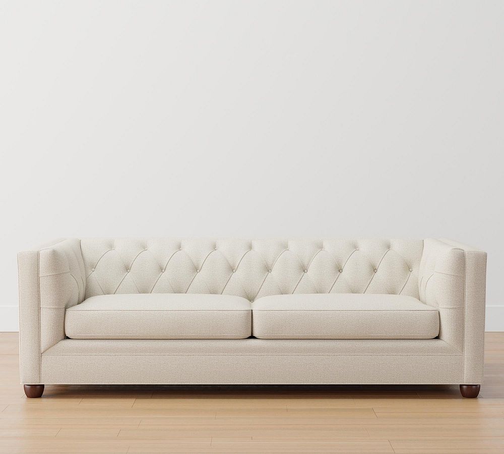 Chesterfield Square Arm Upholstered Sofa