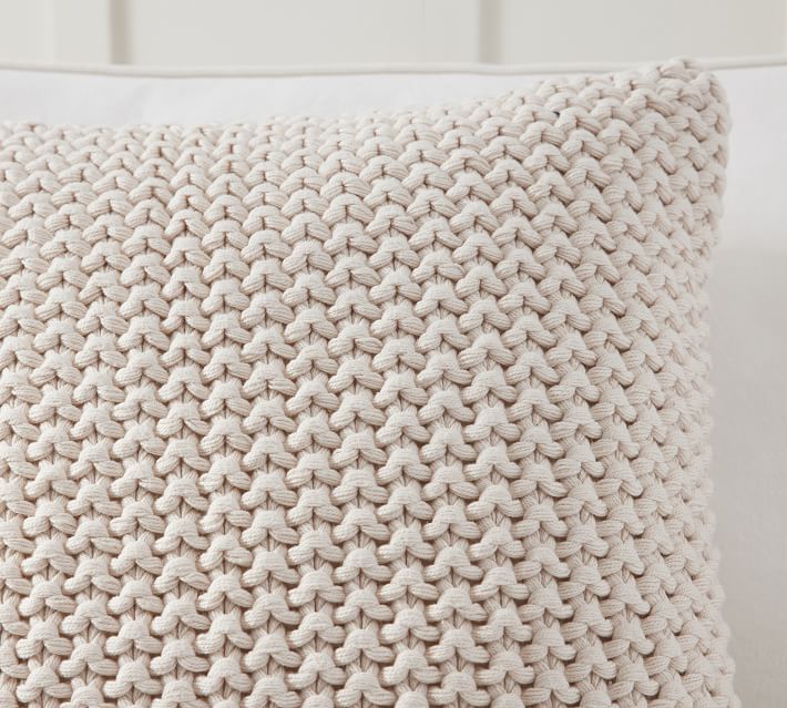 Bayside Seed Stitch Pillow