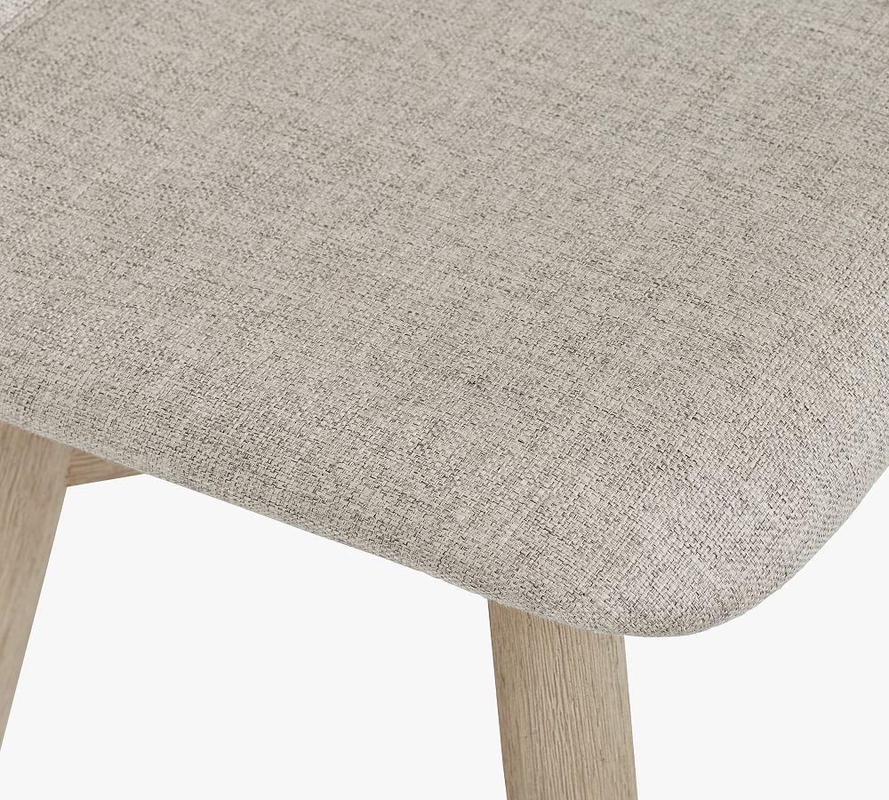 Zoe Upholstered Swivel Desk Chair Pottery Barn