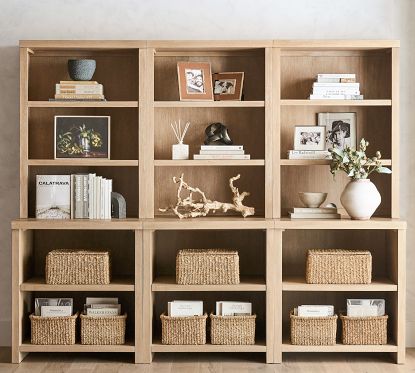 Hand Crafted Custom Farmhouse Cubby Shelf With Oil Rubbed Bronze