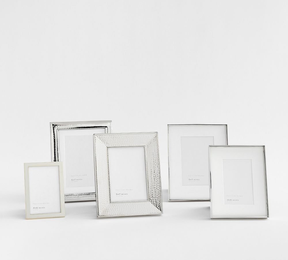 Silver Hammered Assorted Frames