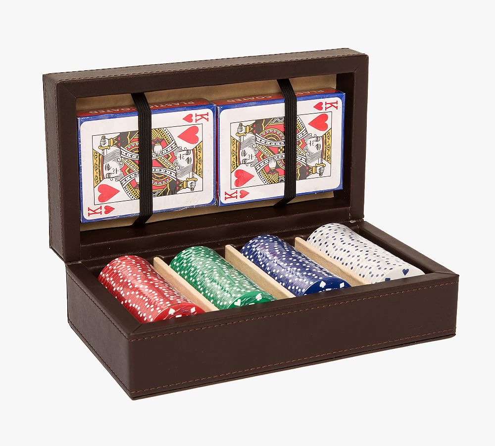 Gold Poker Snack Bowls, Set of 4
