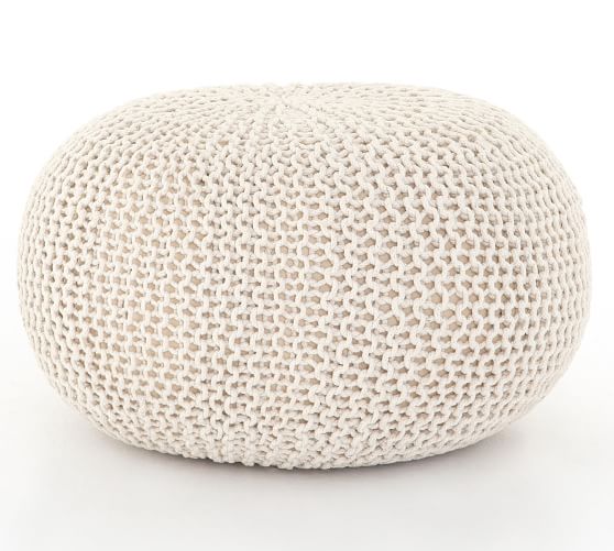 Pottery deals barn poufs