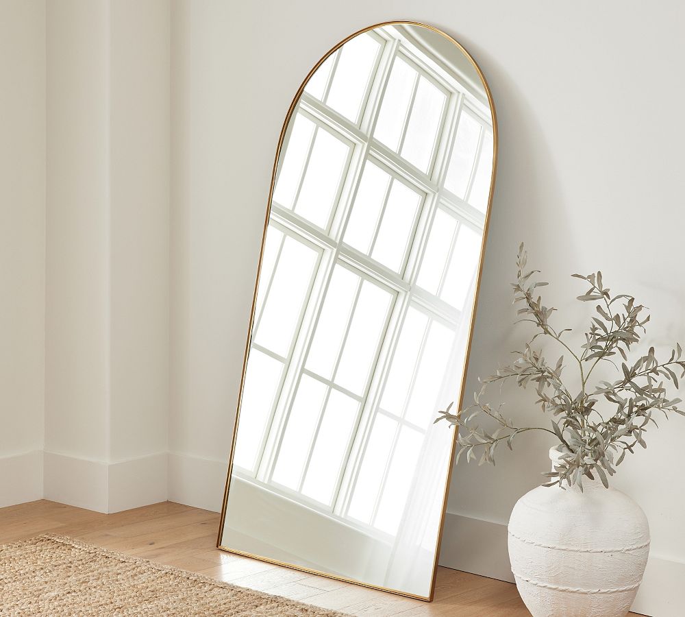 Stowe Arch Floor Mirror | Pottery Barn