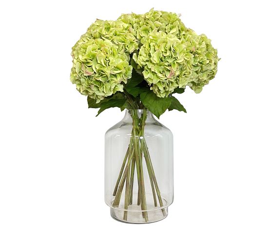 Faux Hydrangea Dozen Stems - Set of 12 | Pottery Barn