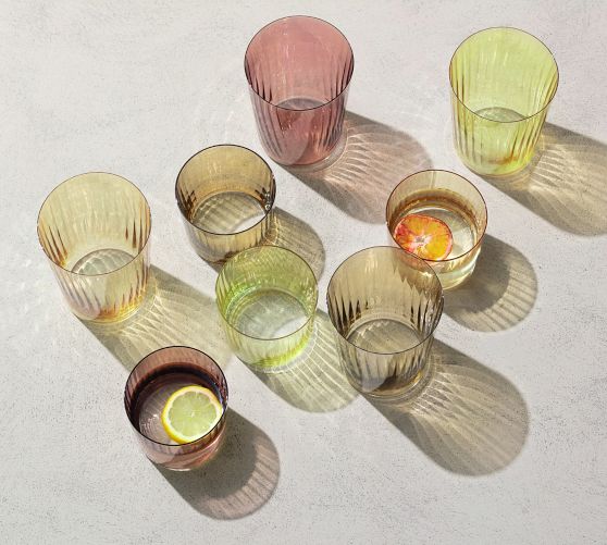 Cane Recycled Drinking Glasses