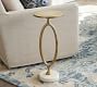 Bodhi Round Metal Accent Table | Pottery Barn