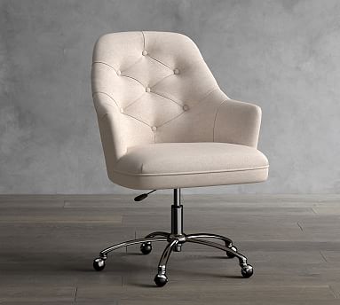 Everett Upholstered Swivel Desk Chair