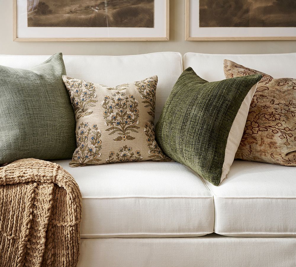 Chenille pillows pottery barn new arrivals