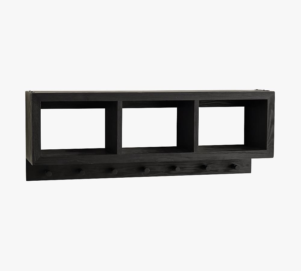 Folsom Entryway Wall Shelf with Hooks Pottery Barn