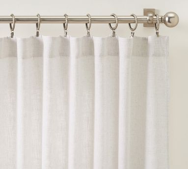 Brixton Textured Curtain - Set of 2 | Pottery Barn