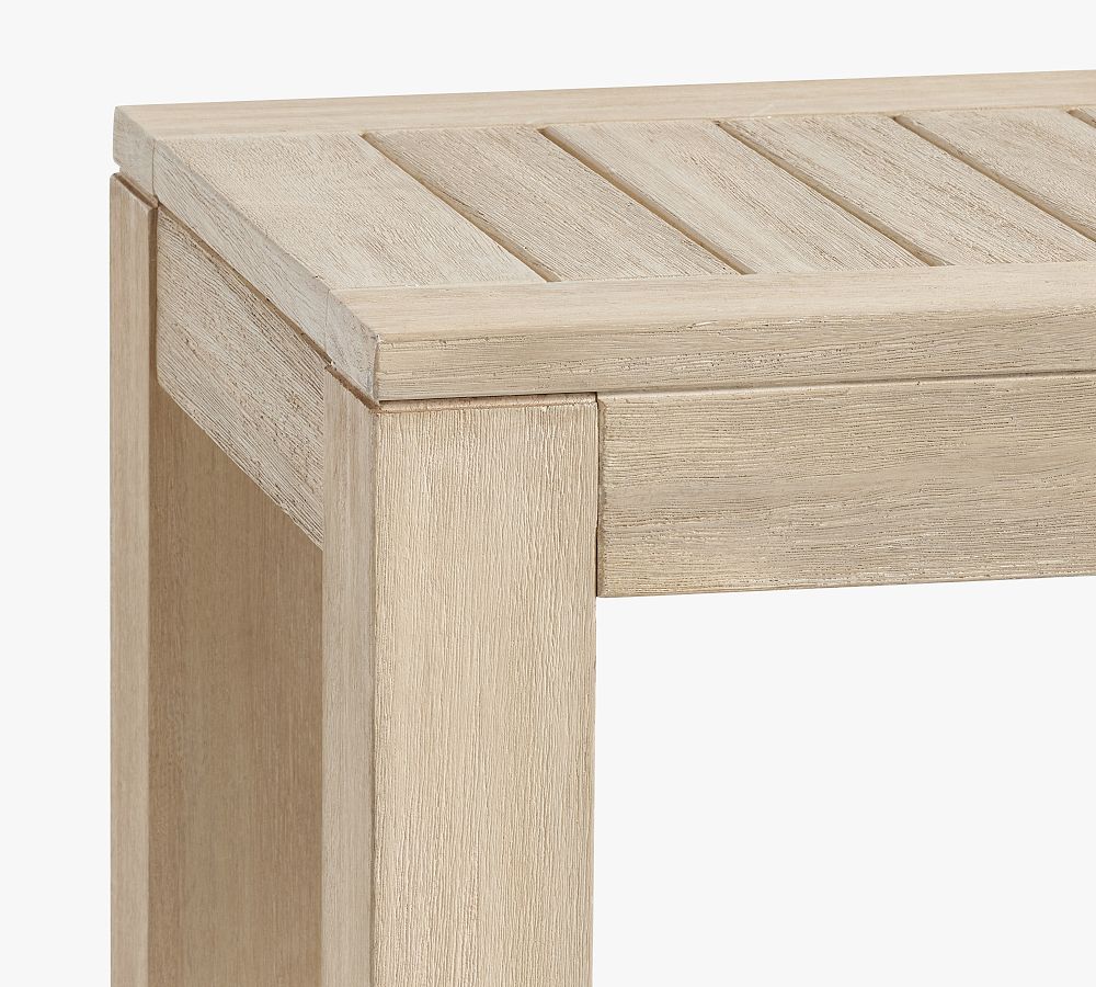 Indio Eucalyptus Outdoor Console Table Pottery Barn